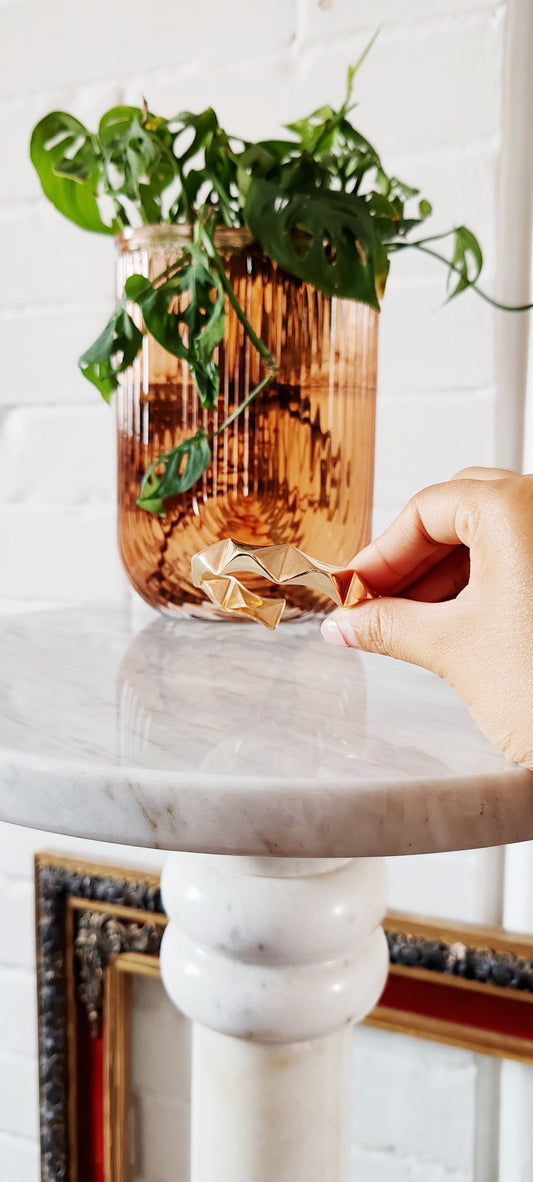 Brazalete Geométrico – Acero Inoxidable