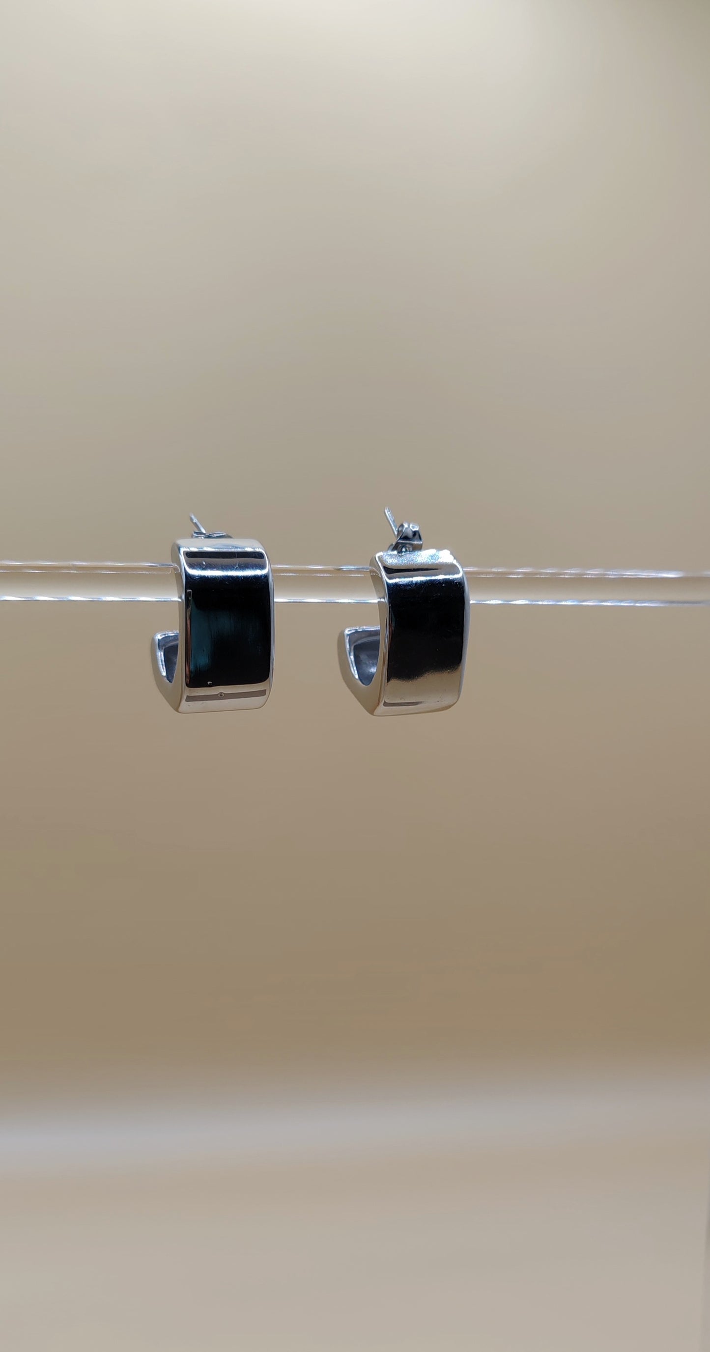 Aretes Geométricos Elegantes – Acero Inoxidable