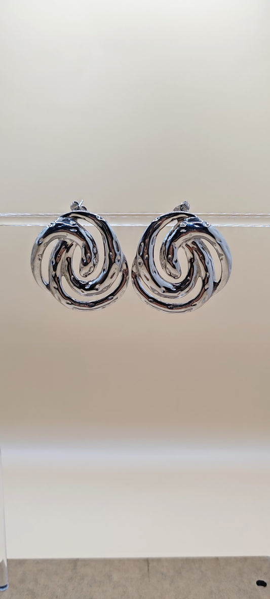 Aretes Espiral de Movimiento – Acero Inoxidable