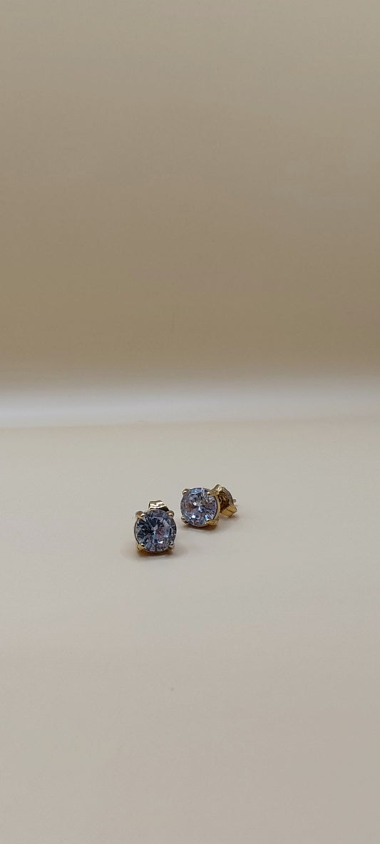 Aretes Curva dorada
