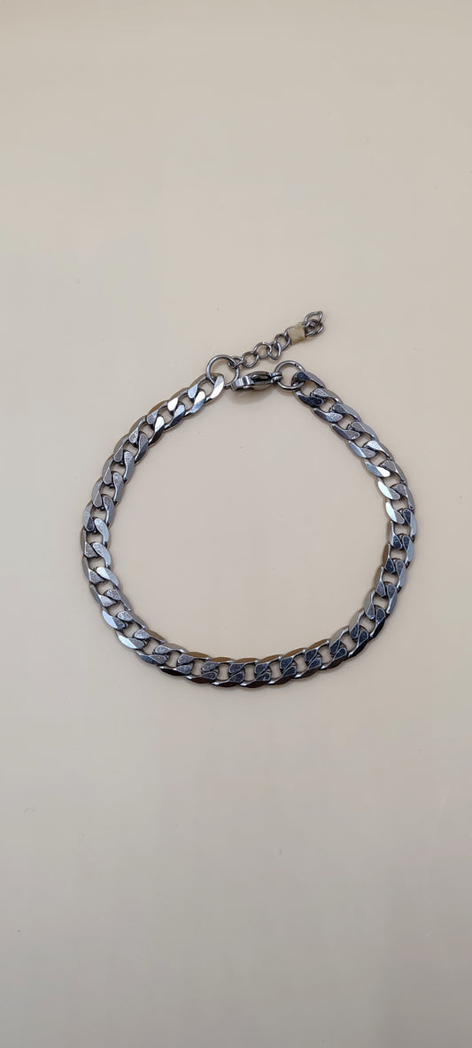 Pulsera Eslabón Clásico para Hombre – Acero Inoxidable