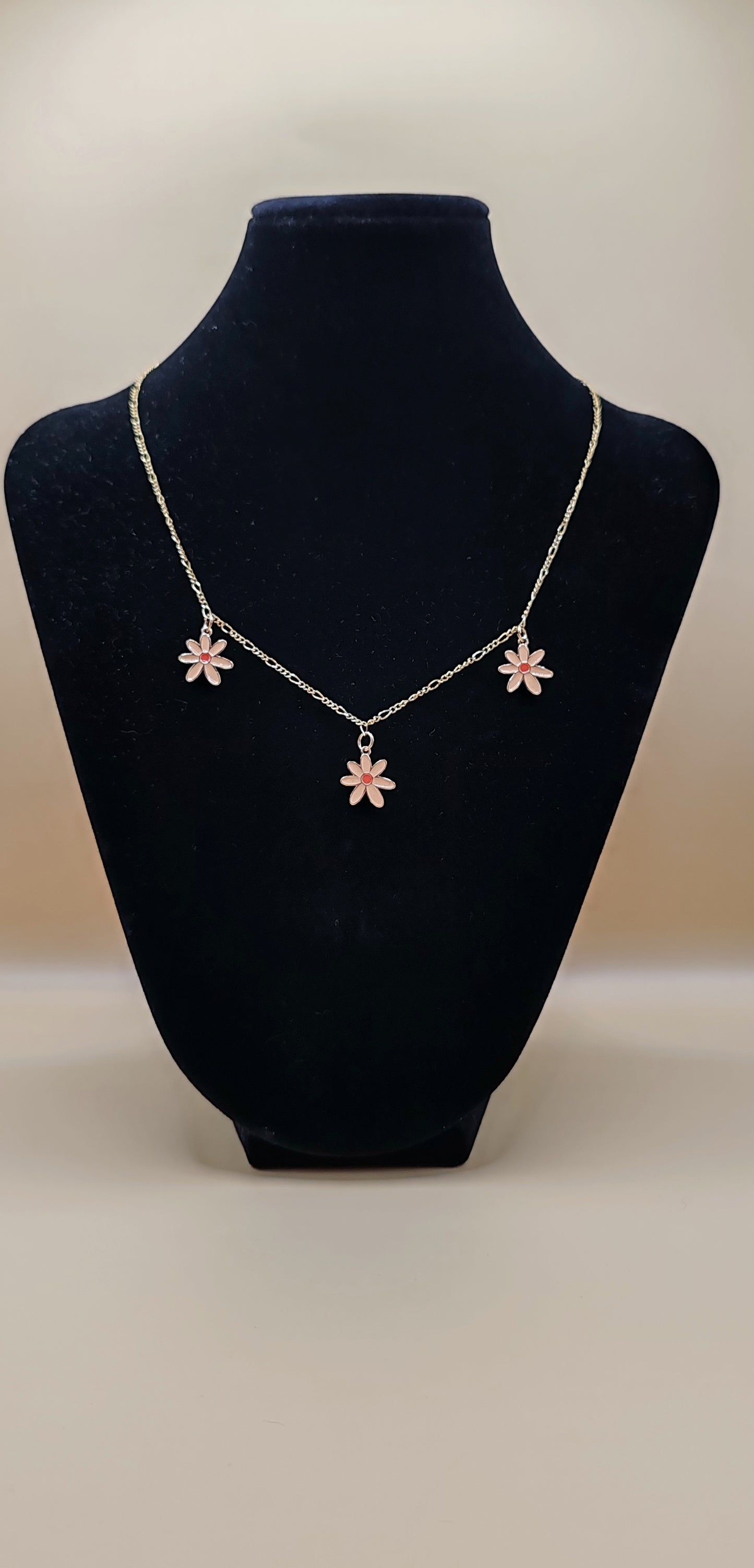 Set Flores – Collar y Aretes