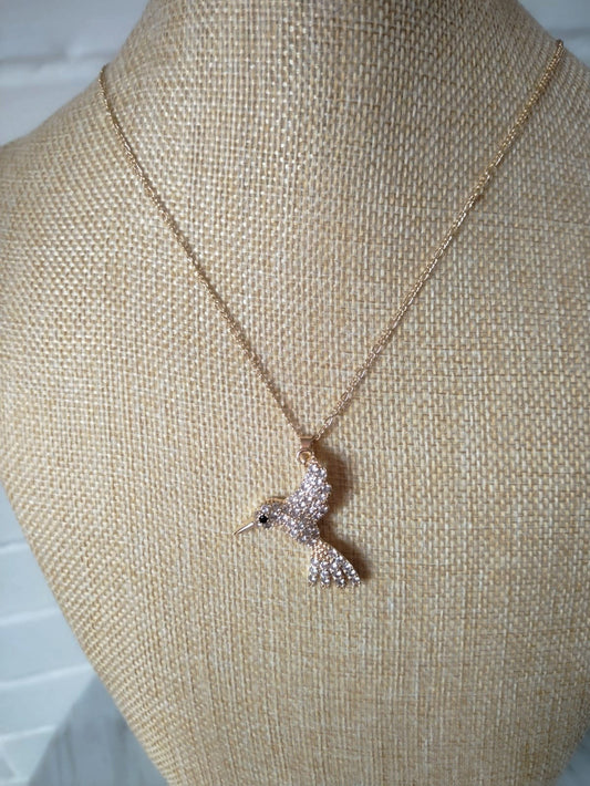 Collar Colibrí Brillante – Energía & Libertad