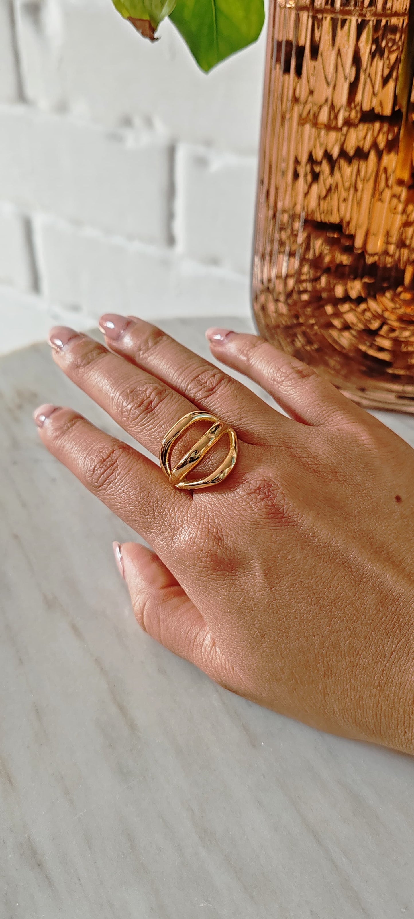 Anillo Aura Dorada