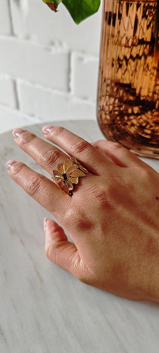 Anillo Jardín Dorado