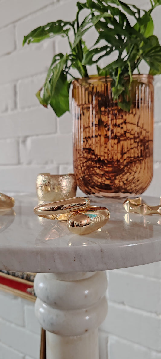 Brazalete Doble Dorado