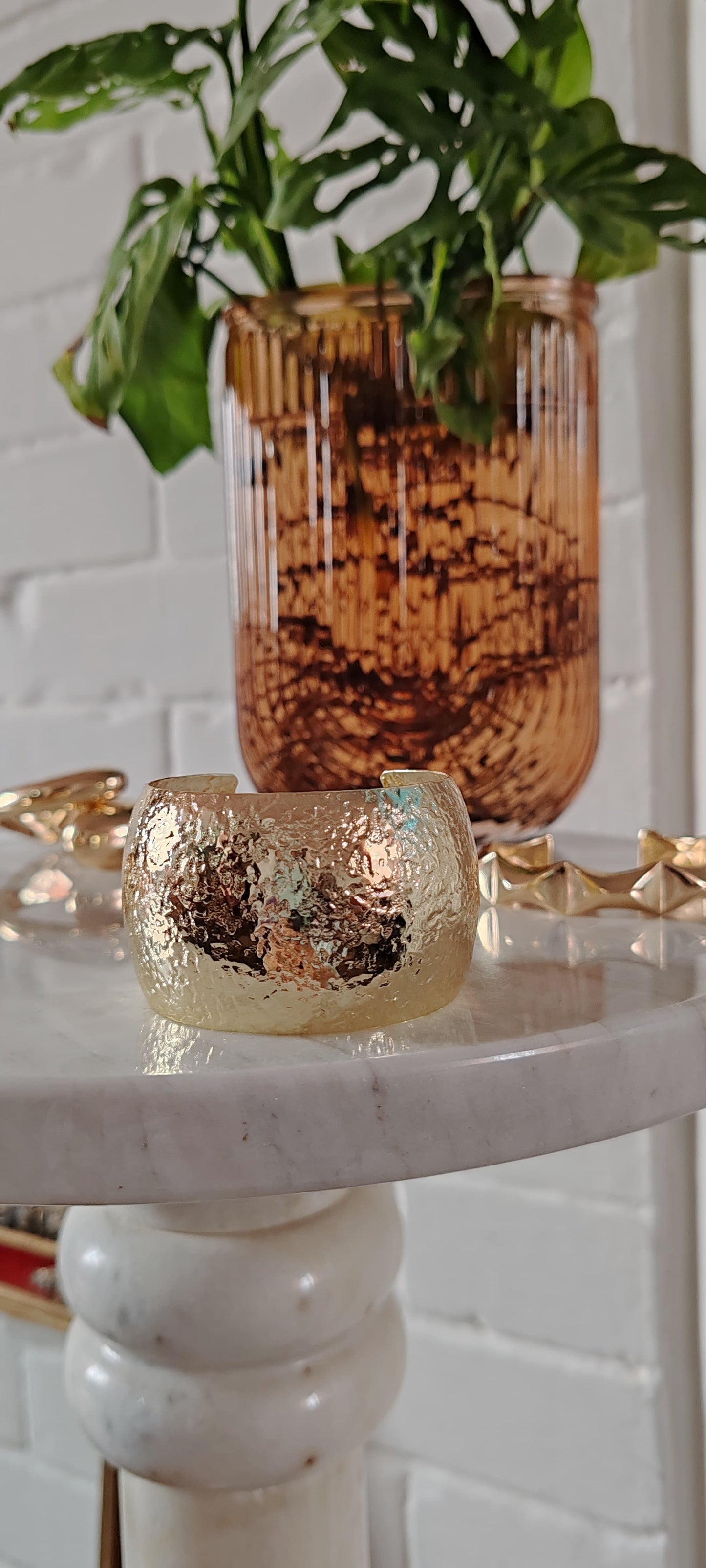 Brazalete Textura Oro