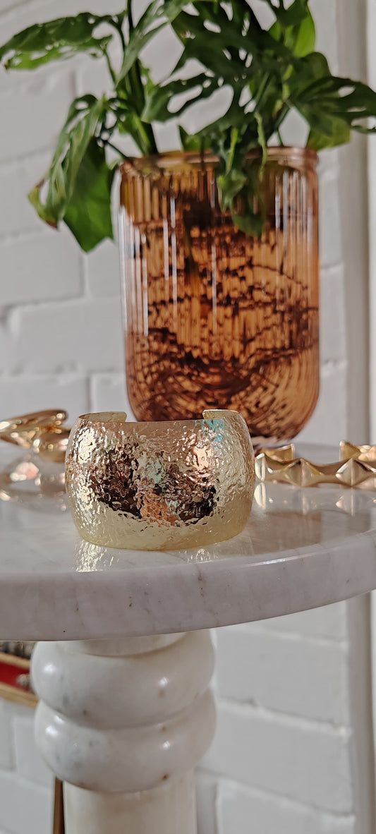 Brazalete Textura Oro