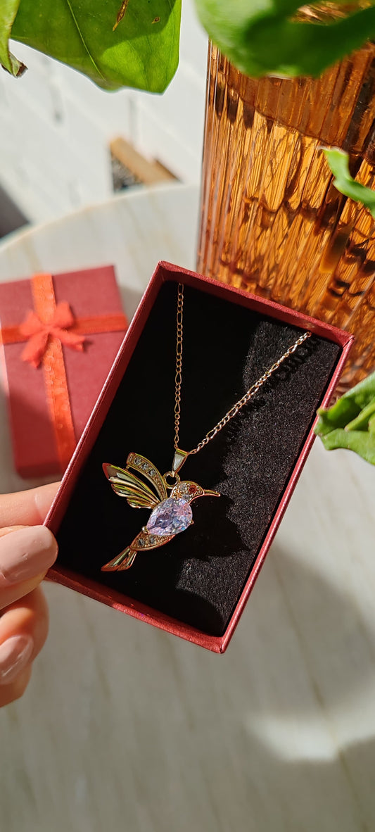 Collar Colibrí Brillante