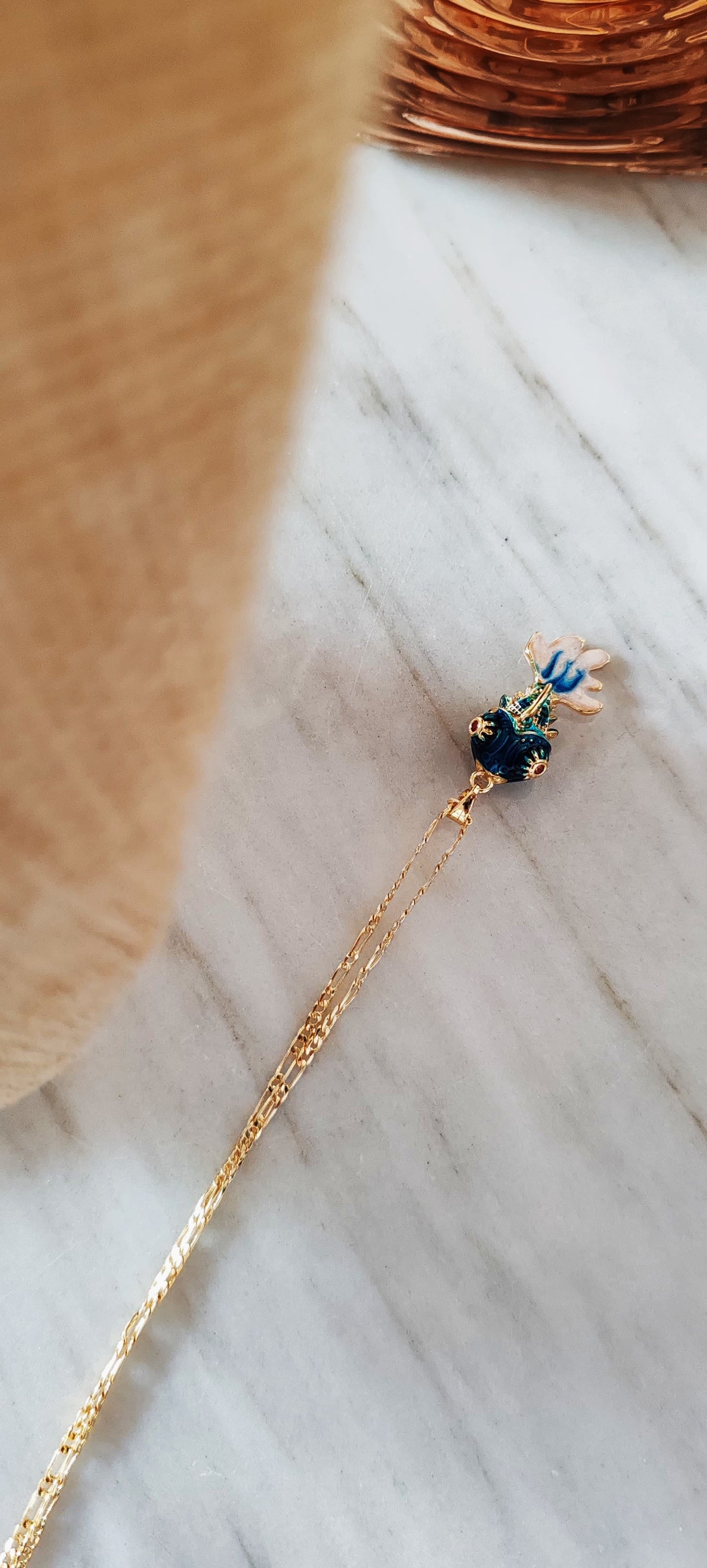 Collar Pez – Chapa de Oro 14K