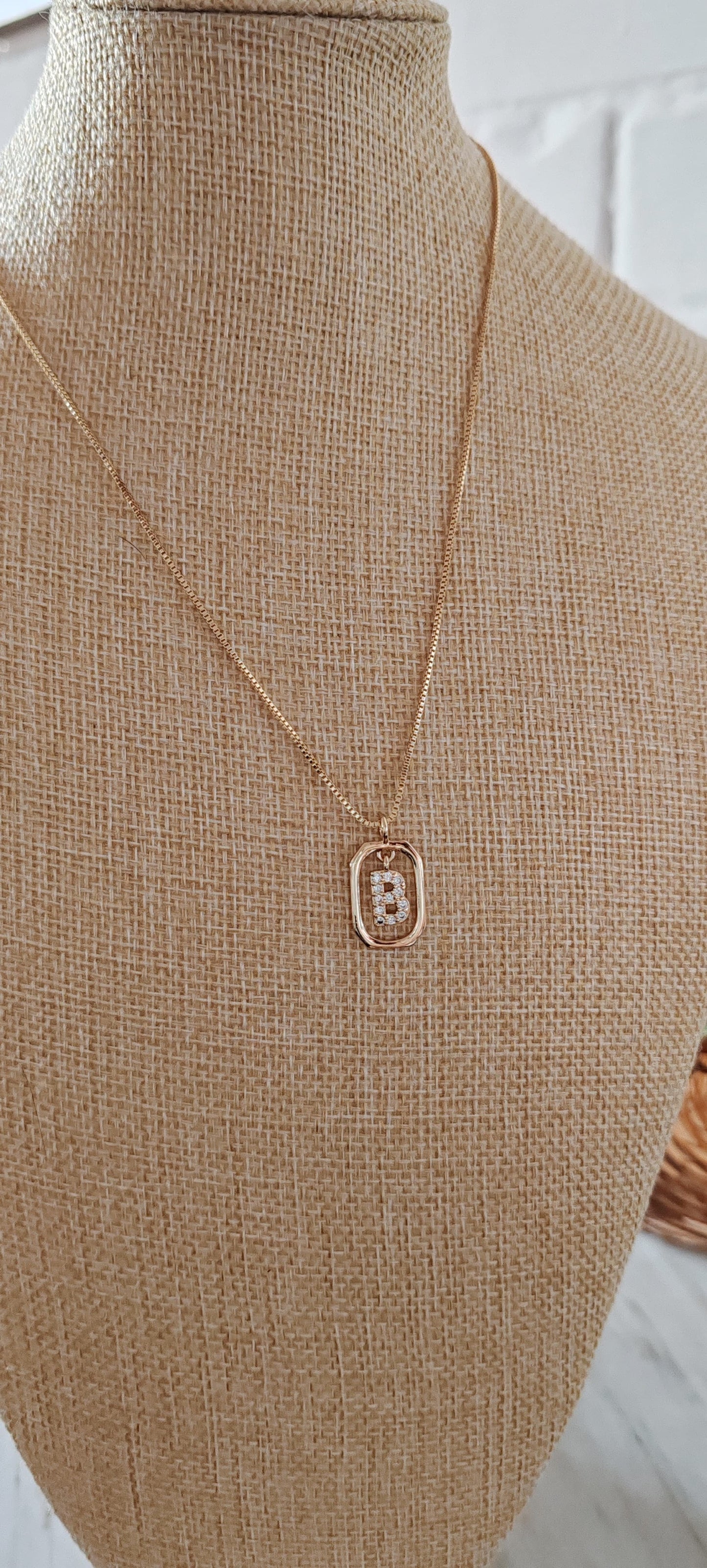 Collar Inicial Brillo Personal