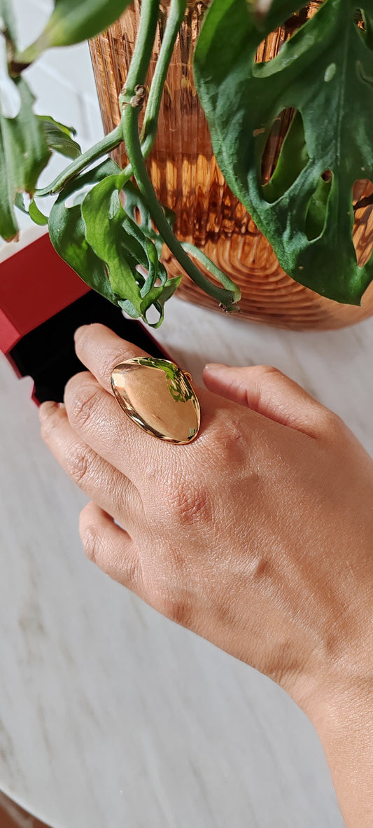 Anillo Statement Dorado