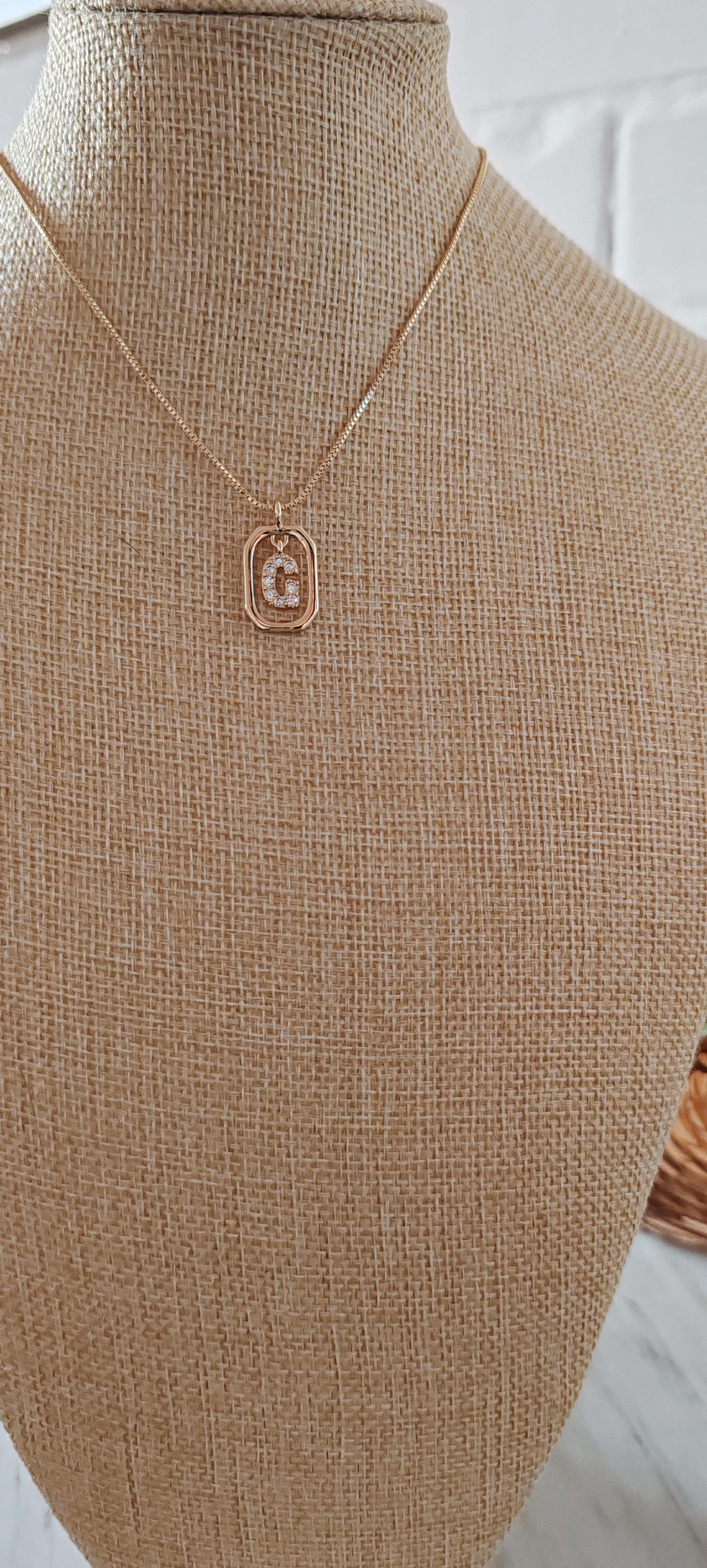 Collar Inicial Brillo Personal