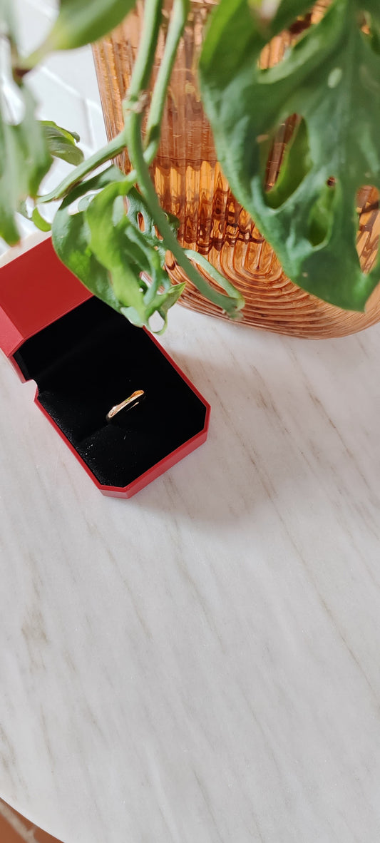 Anillo Clásico Dorado