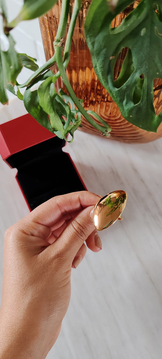 Anillo Statement Dorado