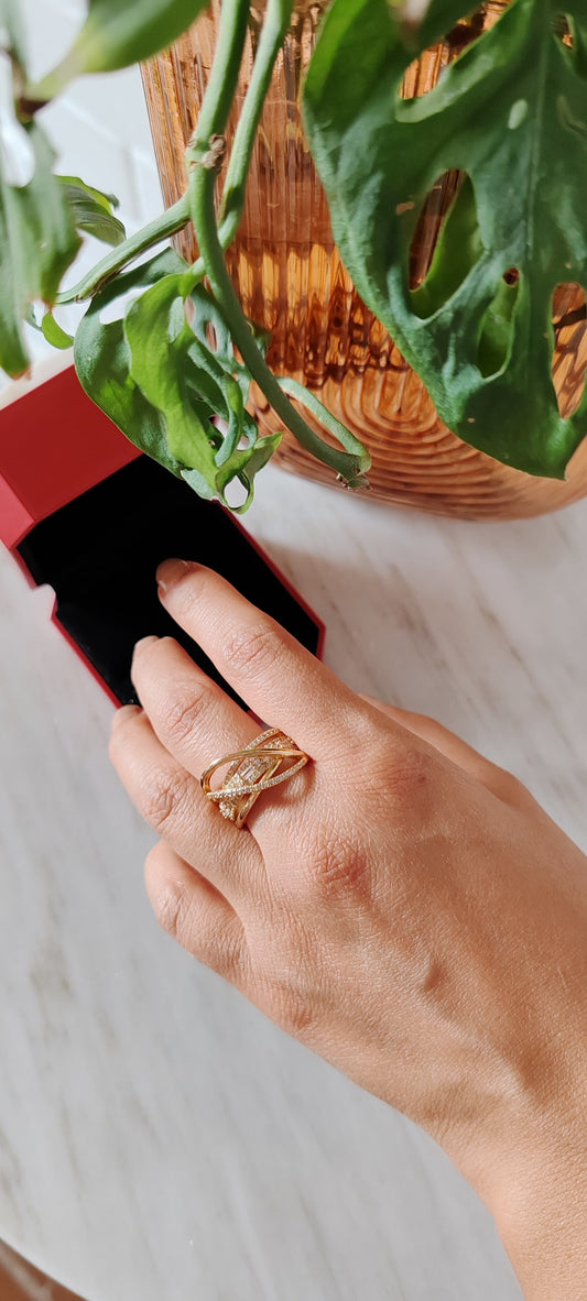 Anillo Multihilos con Zirconias