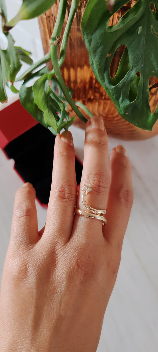 Anillo Víbora Brillo Místico